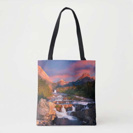 Bergen | Nationaal park Glacier, Montana Tote Bag (Voorkant)