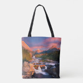 Bergen | Nationaal park Glacier, Montana Tote Bag (Achterkant)