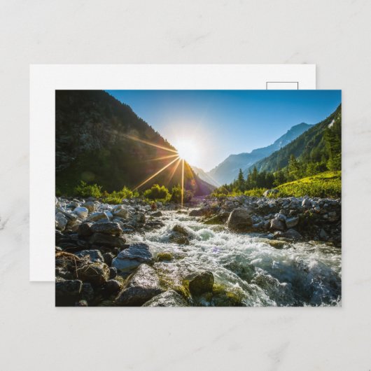Bergen | Nationaal park Hohe Tauern, Oostenrijk Briefkaart (Voorkant / Achterkant)