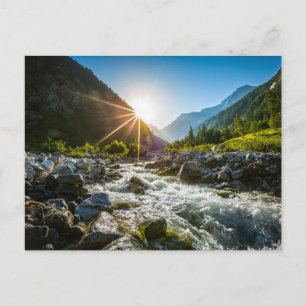 Bergen Nationaal park Hohe Tauern, Oostenrijk Briefkaart