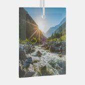 Bergen | Nationaal park Hohe Tauern, Oostenrijk Glas Ornament (Voorkant Rechts)