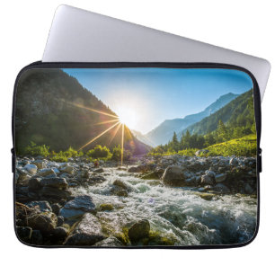 Bergen Nationaal park Hohe Tauern, Oostenrijk Laptop Sleeve