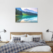 Bergen | Nationaal Park Yoho, Brits Columbia Canvas Afdruk (Insitu (Slaapkamer))
