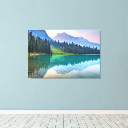 Bergen | Nationaal Park Yoho, Brits Columbia Canvas Afdruk (Insitu (Houten vloer))