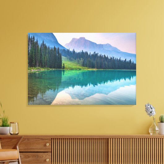 Bergen | Nationaal Park Yoho, Brits Columbia Canvas Afdruk (Insitu (Woonkamer))