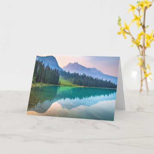 Bergen | Nationaal Park Yoho, Brits Columbia Kaart (Gele Bloem)