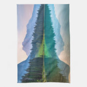 Bergen | Nationaal Park Yoho, Brits Columbia Theedoek (Verticaal)