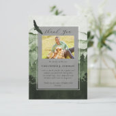 Bergen Natuur Foto Sympathy Begrafenismonument Bedankkaart (Staand voorkant)