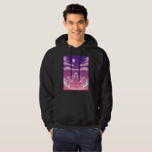 Bergen Natuur Moonlight Moon Forest Hoodie (Voorkant volledig)