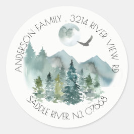 Bergen | Nieuw huisadreslabel Sticker