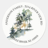 Bergen | Nieuw huisadreslabel Sticker (Voorkant)