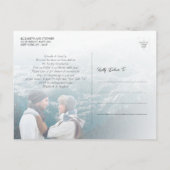 Bergen noemden de aankondiging van het bruiloft. (Achterkant)