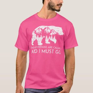 Bergen noemen Beer wandelen Natuur Lover Cam T-shirt