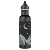 Bergen noemen het citaat Night Landscape Waterfles (Links)