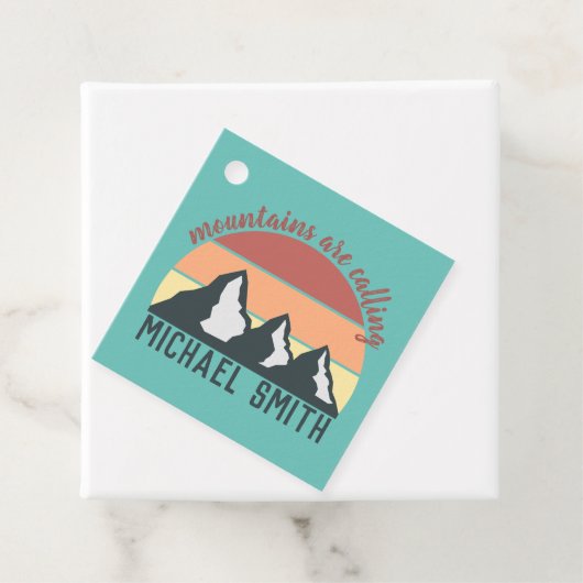  bergen noemen monogram bedankjes labels (In situ)