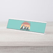  bergen noemen monogram bureau naambordje (Voorkant)