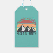  bergen noemen monogram cadeaulabel (Achterkant)