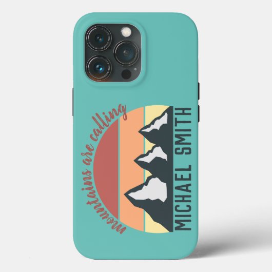 bergen noemen monogram Case-Mate iPhone case (Achterkant)