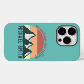  bergen noemen monogram Case-Mate iPhone case (Achterkant (horizontaal))