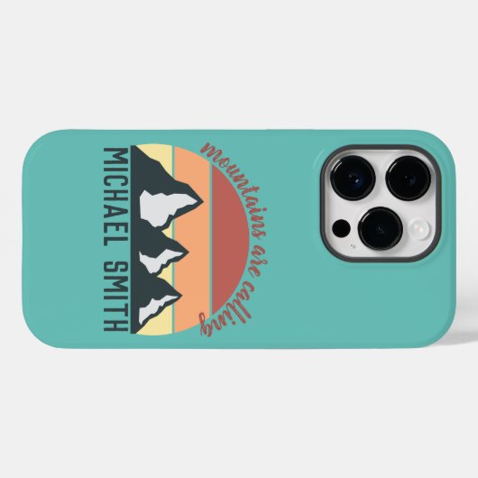  bergen noemen monogram Case-Mate iPhone case (Achterkant (horizontaal))