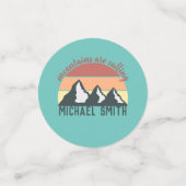  bergen noemen monogram confetti (Kleine voorkant)