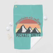  bergen noemen monogram golfhanddoek (Insitu)