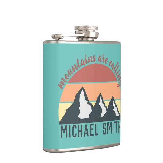 bergen noemen monogram heupfles (Rechts)