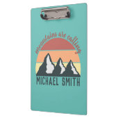  bergen noemen monogram klembord (Links)