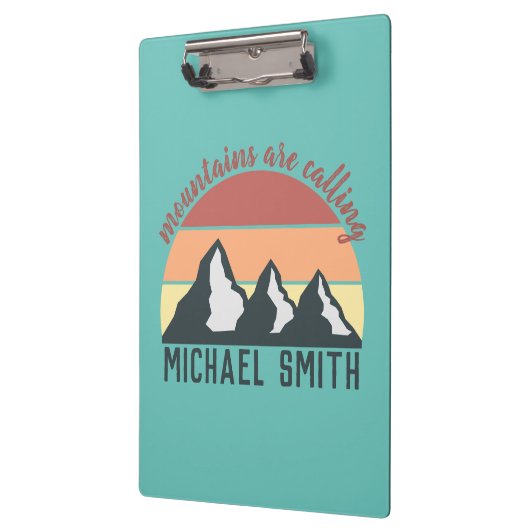  bergen noemen monogram klembord (Links)