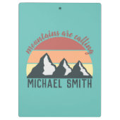  bergen noemen monogram klembord (Achterkant)