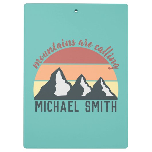  bergen noemen monogram klembord (Achterkant)