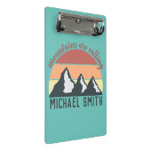  bergen noemen monogram mini klembord (Schuin)