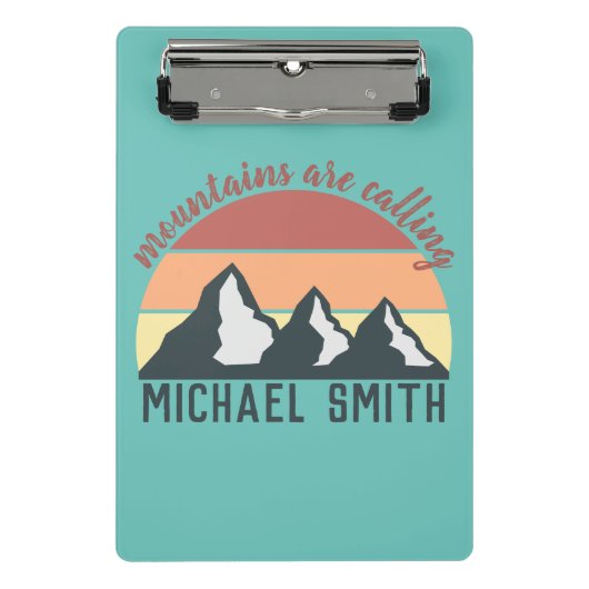  bergen noemen monogram mini klembord (Voorkant)