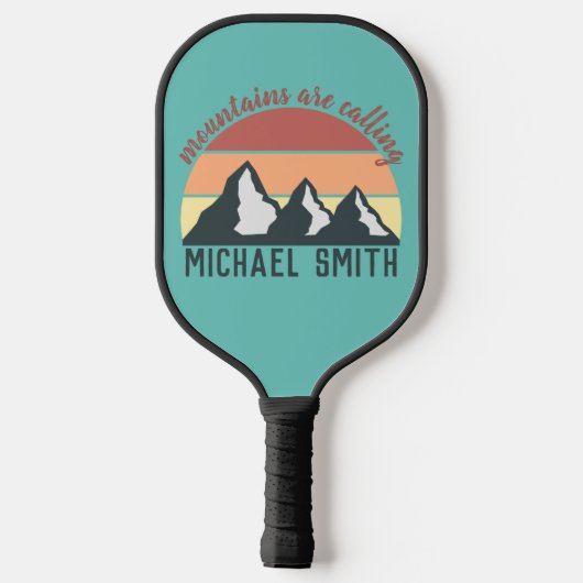  bergen noemen monogram pickleball paddle (Achterkant)