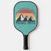  bergen noemen monogram pickleball paddle (Voorkant)
