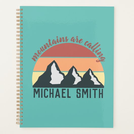  bergen noemen monogram planner (Voorkant)