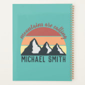  bergen noemen monogram planner (Achterkant)