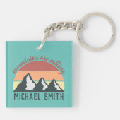  bergen noemen monogram sleutelhanger (Achterkant)