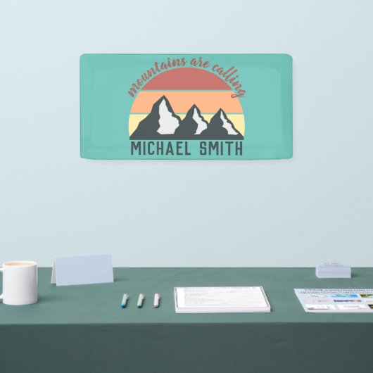  bergen noemen monogram spandoek (Beurs)