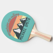  bergen noemen monogram tafeltennisbatje (Zijkant)