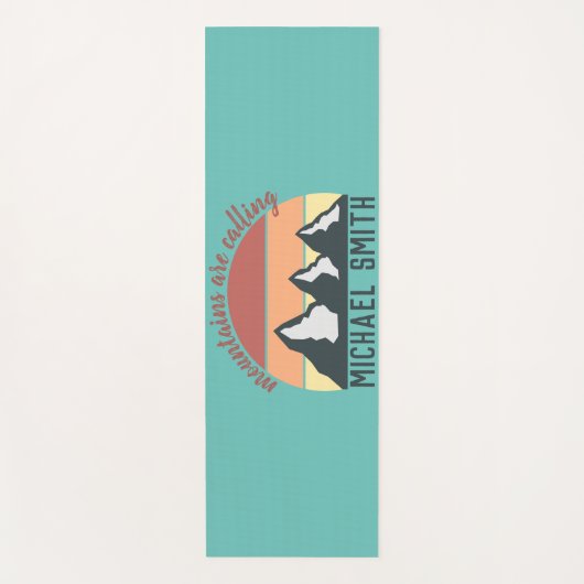  bergen noemen monogram yogamat (Voorkant)