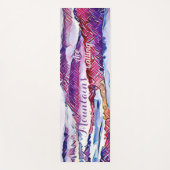 Bergen noemen ongerepte sneeuw Alp Meditatie Yogamat (Voorkant)