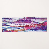 Bergen noemen ongerepte sneeuw Alp Meditatie Yogamat (Voorkant (horizontaal))