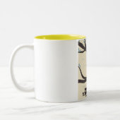 bergen noord - ierland - reisposter tweekleurige koffiemok (Links)