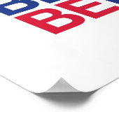 BERGEN Noorse vlag Poster (Hoek)