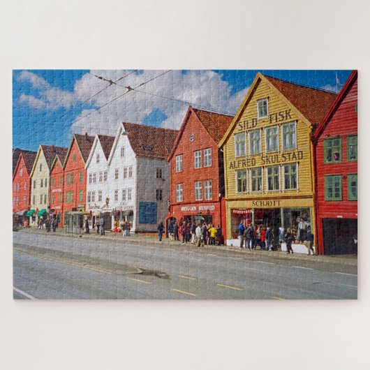 Bergen, Noorwegen 1014-pc Legpuzzel (Horizontaal)