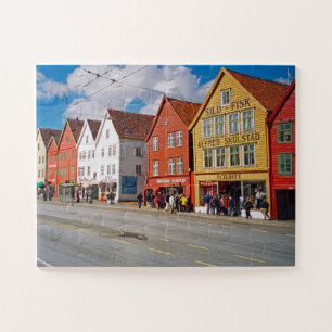 Bergen, Noorwegen, 30-pc Legpuzzel