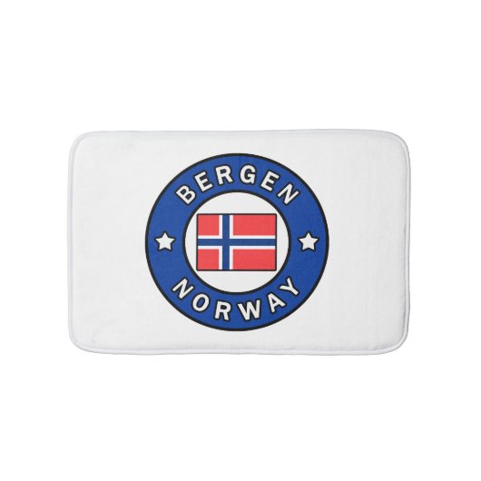 Bergen Noorwegen Badmat (Voorkant)