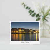 Bergen Noorwegen Briefkaart (Staand voorkant)