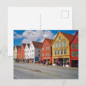 Bergen, Noorwegen Briefkaart (Voorkant / Achterkant)